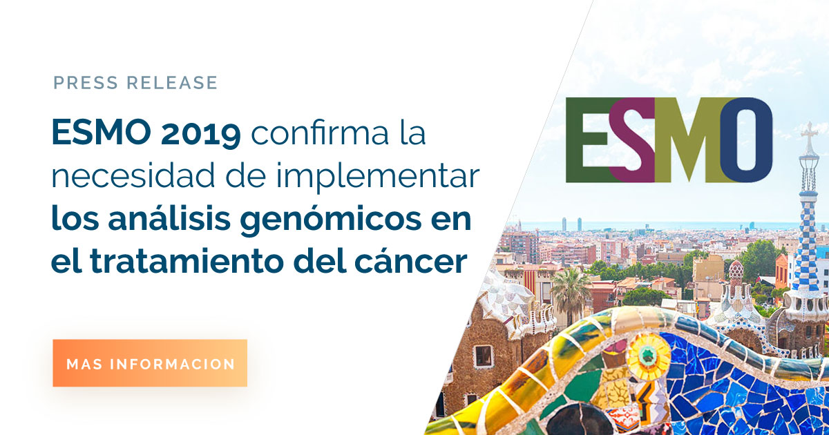 ESMO 2019 confirma la necesidad de implementar los análisis genómicos en el tratamiento del cáncer.